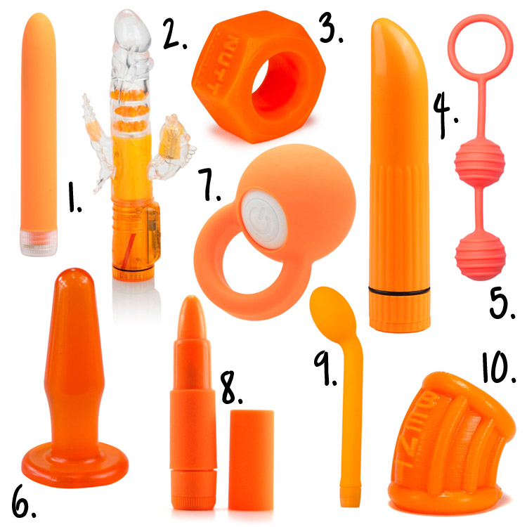 10 oranje seksspeeltjes