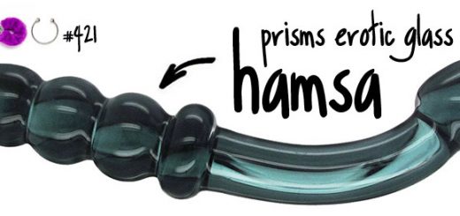 Dit is een afbeelding van prisms erotic glass hamsa