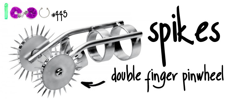 Dit is een afbeelding van spikes double finger pinwheel review
