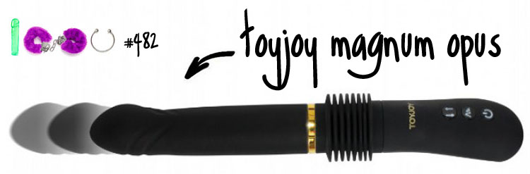 Dit is een afbeelding van toyjoy magnum opus review stotende vibrator