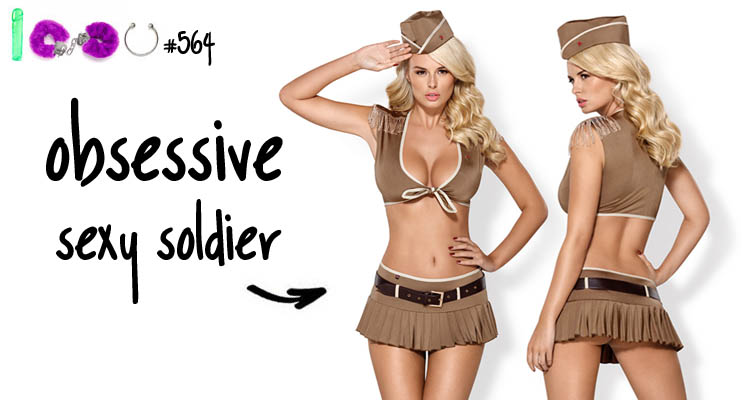 Dit is een afbeelding van sexy soldier uniform lingerie
