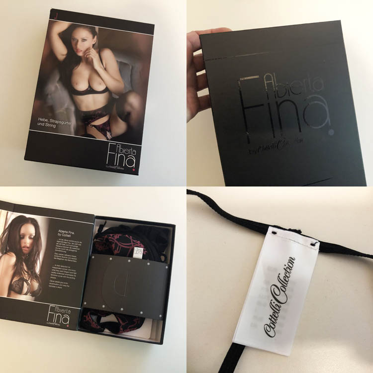 Dit is een afbeelding van verpakking abierta fina lingerie