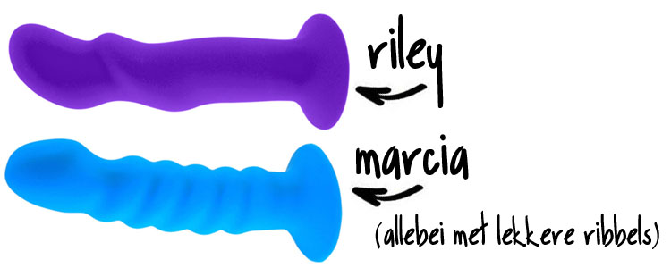 Dit is een afbeelding van marcia riley toys dildo riley