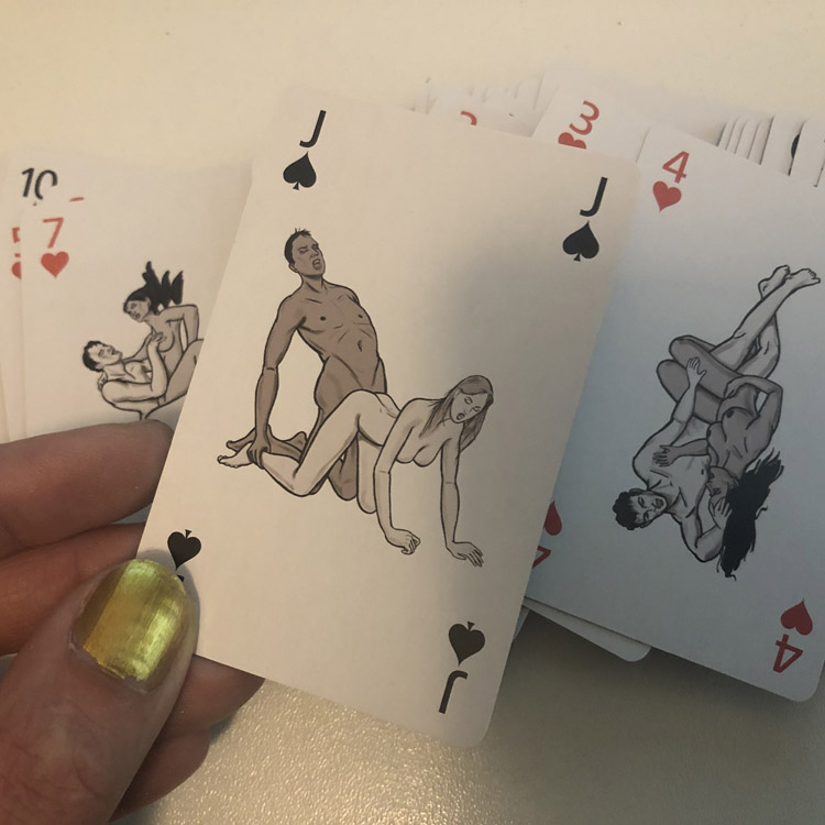 Dit is een afbeelding van sexy kaartspel
