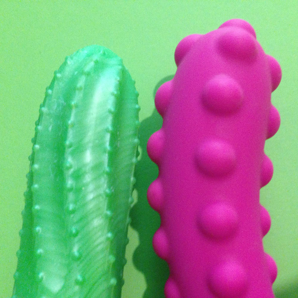 Dit is een afbeelding van smon en prickly pear noppen vibrators