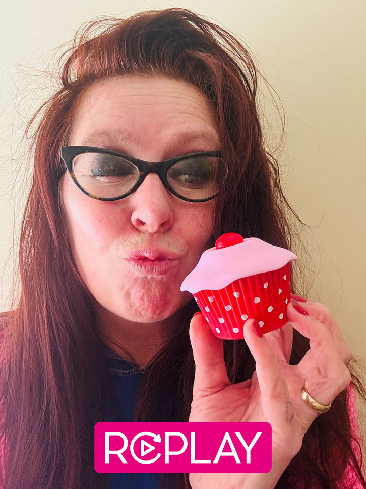 Dit is een afbeelding van replay cupcake vibrator